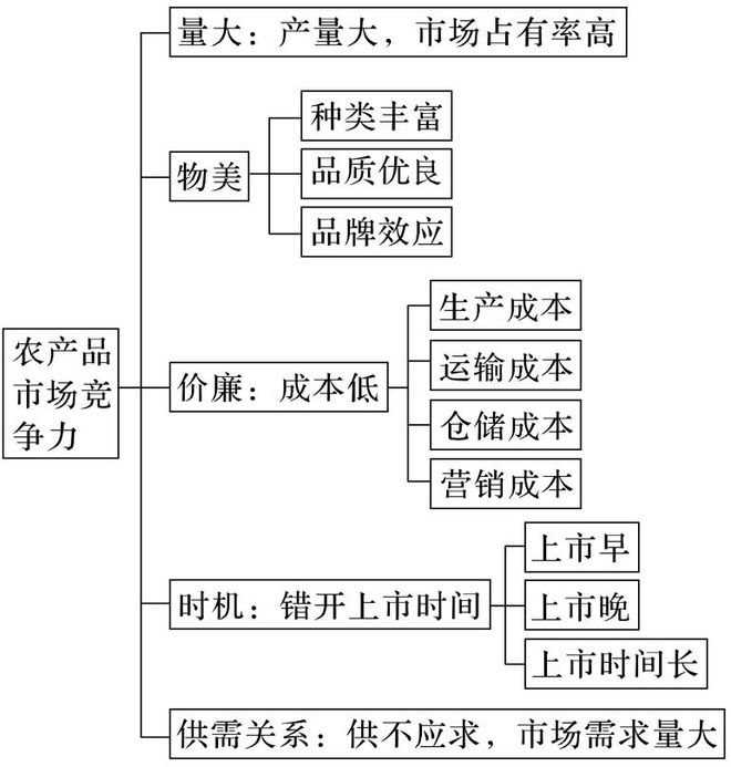 理 二轮微专题22 市场竞争力九游会·j9网站2025高考地(图2)